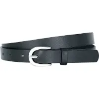 Lindenmann dames leren riem - zwart