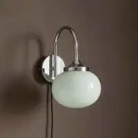 PR Home Wandlamp Elsy, groen, Hal, metaal, Scandinavisch, wandlamp