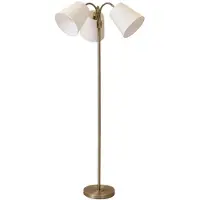 PR Home Vloerlamp Amy, messing / goud, Woon-/ Eetkamer, metaal, Scandinavisch, vloerlamp