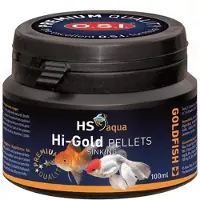 HS Aqua Hi-Gold Pellets 100ML - Goudvissen voer - Vissenvoer