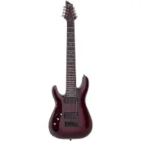 Schecter Hellraiser C-8 Black Cherry LH linkshandige 8-snarige elektrische gitaar