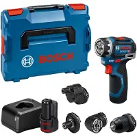 Bosch GSR 12V-32 FC Professional Accuschroefboormachine - FlexiClick | 2 x 2,0 Ah accu's | + opzetstukken - 06019N7101