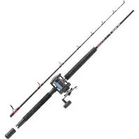 Abu Garcia Muscle Tip Bootvissen Comboset, zwart/rood