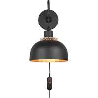 RL Zwarte wandlamp Punch