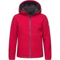 OMBRE Jas - Lange Mouw - Rits - Effen Rood XL