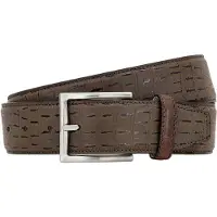 Lindenmann leren heren riem - bruin