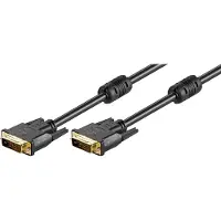 Goobay DVI-D Full HD Cable Dual Link, gold-plated 1.8 m