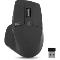 ACT Draadloze multi-connect muis Bluetooth of USB-A ontvanger, 2400 DPI met stille klik AC5146