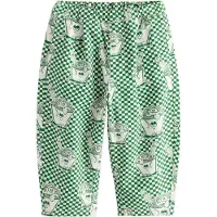 Next Broek groen / wit