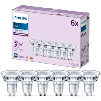 Philips Spot - 50 W - GU10 - Koelwit licht - 6 stuks