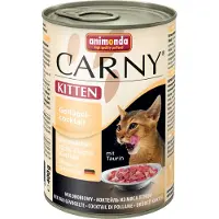 Animonda Carny Carny Kitten Veal&amp;Chicken&amp;Turkey 12x 400 g Kalbfleisch, Huhn en Kalkoen voor Kittens