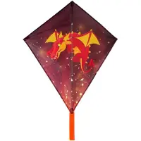 Dragon Fly Diamantvlieger - Draak - Rood/Zwart
