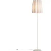 QAZQA Japandi Vloerlamp Beige met Stoffen Kap 160cm - Jenni
