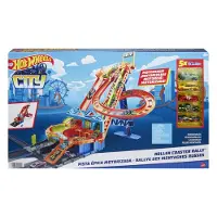 Hot Wheels Racebaan - City Roller Coaster Rally - - OneSize - Racebanen