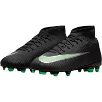 Nike Mercurial Superfly 11 Club Gras / Kunstgras Voetbalschoenen (MG) Kids Zwart Felgroen Zilvergrijs