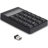 DeLOCK 2 in 1 USB Type-A Keypad with Calculator function 2.4 GHz wireless black
