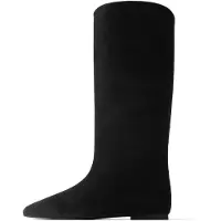 L37 HANDMADE SHOES Boots 'LEAVES ON THE GROUND' zwart