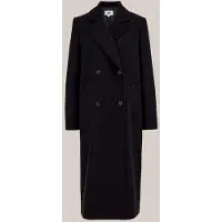 We fashion - Dames jas van wolmix - Oversized - Zwart - Maat: 42