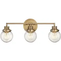 Quintiesse Wandlamp Poppy, dimbaar, messing / goud, Badkamer, metaal, Wandlamp