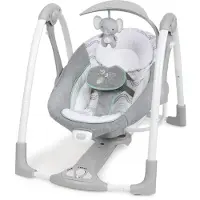 Ingenuity ConvertMe 2-in-1 babywiegje en wipstoel, elektrische wipstoel, traag