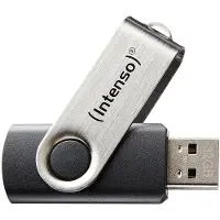 Intenso Basic Line Clé USB 64 GB noir 3503490 USB 2.0