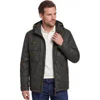 Camel active donkergroene winterjas