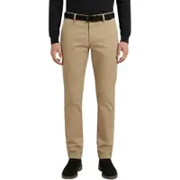 Alberto Gabardine Regular Fit Broek beige, Effen