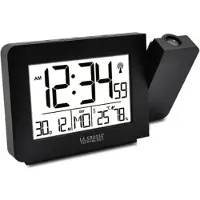 La Crosse Technology - WT522 Draadloze wekker met projectiefunctie – Zwart