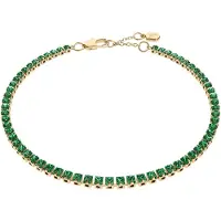 Fossil Armband 'ELLIS' goud / groen