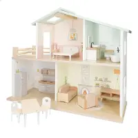 Woomax 2 Floors Wooden House Doll Beige Kinderen