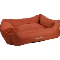 Flamingo hondenbed Dreambay, rechthoekig, terracotta, afmetingen: 120 x 95 x 28 cm