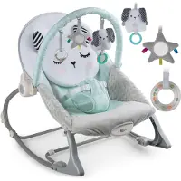 Nukido 705401 Baby schommelstoel met vibratiefunctie - mintgroen