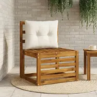 vidaXL Rugkussen PUTTEN 100% Polyester Wit 60 x 40 x 10 cm