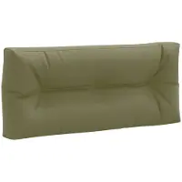 vidaXL Palletrugkussen VIANEN 100% Polyester Olijfgroen