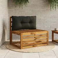 vidaXL Rugkussen PUTTEN 100% Polyester Zwart 70 x 40 x 10 cm
