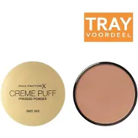 Max Factor CREME PUFF 42 DEEP BEIGE PRESSED POWDER POEDER 3 X 14 GRAM