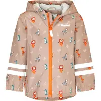 Playshoes Functionele jas brokaat / petrol / donkeroranje / wit