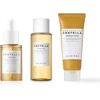 SKIN1004 3 Pieces Combi - Centella Ampoule Foam 20ml, Centella Toning Toner 30ml and Centella Ampoule Serum 30ml.