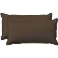 vidaXL Kussensloop 2 st HOUTEN Taupe 40 x 80 cm Faux Linnen