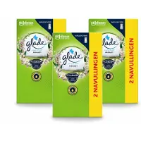 Glade 3 x - Touch & Fresh Navulling - Lelietje-van-dalen - 2 × 10 ml - Voordeelverpakking - 3 stuks