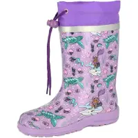 Beck Regenlaarzen 'Ocean Tale' lila / gemengde kleuren