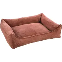 Flamingo orthopedisch hondenbed Reno – Rechthoekig, zachtroze, 100 cm | Stijlvol