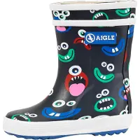 Aigle Regenlaars Kids Baby Flac Monstres-Schoenmaat 22