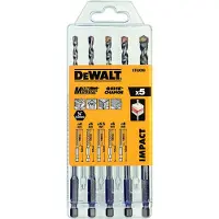 DeWalt Accessoires 5-delige IMPACT steenboren set - DT60099-QZ