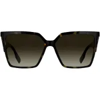 Karl Lagerfeld dameszonnebril KL6207S - Donkerbruin schildpadmotief met bruine overgangsglazen
