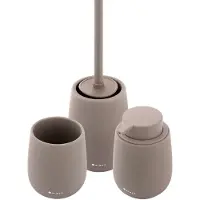 Nimco Tabo - Set accessoires voor de badkamer, bruin TA SET-07