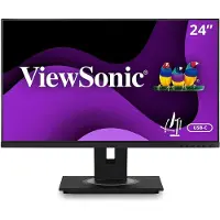 Viewsonic VG2456 - LED-monitor - 61 cm (24") (23,8" zichtbaar) (1920 x 1080 Pixels, 23.80"), Monitor, Zwart