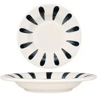 Bonna Pastabord lavis black porselein 23 cm (330cc) set van 2