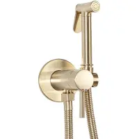 REA Inbouw Bidetmengkraan Lungo Loop Gold Brush