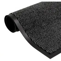 vidaXL rechthoekige getufte deurmat - 60 x 90 cm, antraciet